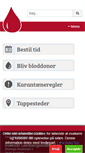 Mobile Screenshot of bloddonor.dk